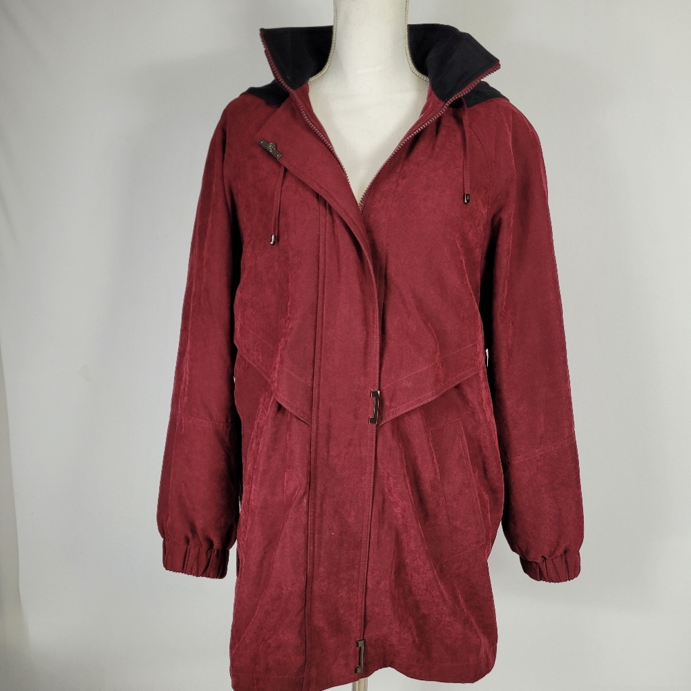FS Limited Burgundy Wine Colored Coat Size Medium